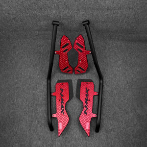 Motorcycle Front Footpegs Matting Footrest Crash Bar Slider Frame Guard Protection For Yamaha NMAX V3/Techmax 2025-2026