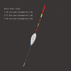 BLACKON Medium Long Float Fish Float Short Float High Sensitivity Bold Tail Fishing Gear Durable White High Sensitivity Crucian Carp Float Fishing Gear