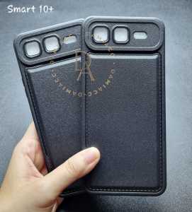 case infinix smart 10 infinix smart 10 plus infinix hot 60 hot 60i leather black case kulit jeruk soft case