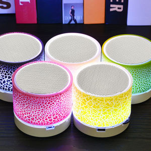 FLOVEME Bluetooth Speaker Mini Wireless Loudspeaker Crack LED TF Card USB Subwoofer Portable MP3 Sound Wireless Speaker for Mobile Phone