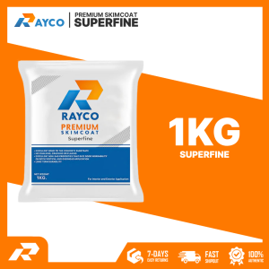 Rayco Premium Skimcoat Superfine 1KG for interior and exterior applications.