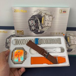 [Dynamic Island]Z85 Max Outdoor Smart Watch Men 2.04 Inch GPS Track NFC/Games/Air Pressure/Gradient Second Hand/Qibla Fucntion Smartwatch 智能手表