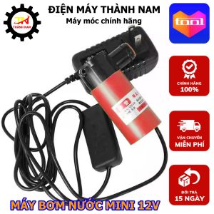 Máy Bơm Nước Mini 12V - Chuyên Dụng Cho Các Loại Máy Cắt Bê Tông Bể Cá Sục khí Tiểu Cảnh - Bảo Hành 3 Tháng