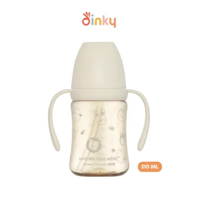 [Nature Love Mere] Anti-leak Lightweight Straw Bottle | For >6 Months | Medical Grade PPSU