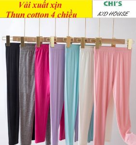 (41-63kg VẢI XUẤT XỊN ĐÉT) QUẦN LEGGING DÀI/ QUẦN DÀI TRƠN BIG SIZE THUN COTTON 4 CHIỀU XUẤT XỊN MỀM MÁT