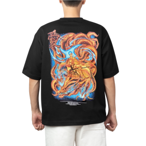 Tapaxco Kaos Oversize Pria T-Shirt Anime Naruto Kaos Pria Distro Keren Local Brand Cotton 24s