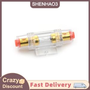 【SHENHAO3】 Fuse Holder BLOCK สำหรับรถยนต์ subwoofer AUDIO IN line AMP Amplifier 60A 60A Fuse Holder BLOCK สำหรับรถยนต์ subwoofer AUDIO IN line AMP Amplifier เครื่องเสียงรถยนต์ซับวูฟเฟอร์ใน line AMP Amplifier 60A Fuse Holder BLOCK Fuse Holder BLOCK สำหรับร