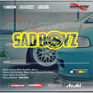 SB01 Sticker SADBOYZ sticker mobil stiker kaca mobil stiker cutting