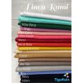 1 Meter Bahan Kain Linen Rami Premium Bahan Katun Linen Bahan Baju. 