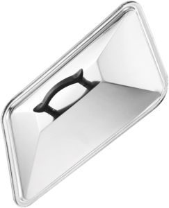 TIDTALEO Food with lid chafing dish food table cover lid dish protector stainless steel pot cover lids food buffet lid buffet food warmer lids kitchen pot lid steam pots and s Table