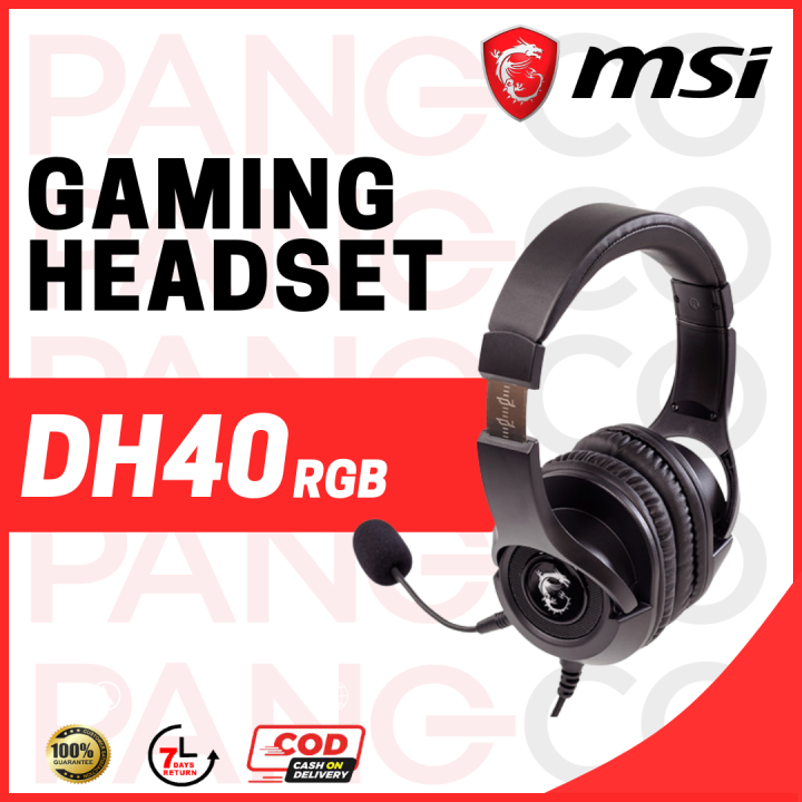 MSI DH40 Gaming Headset with Surround Sound Lazada PH