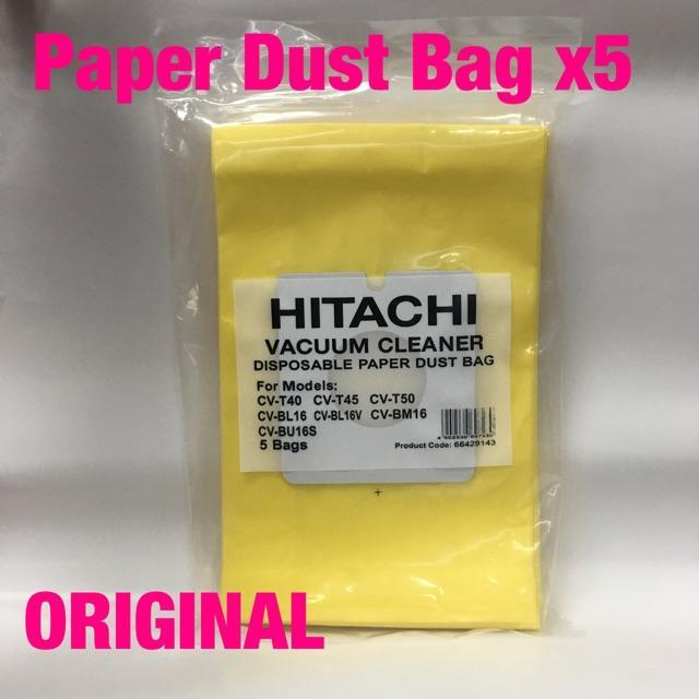 Hitachi Vacuum Cleaner Bag Disposable Paper Dust Bag (5 Pieces
