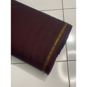 BAHAN KAIN SEMIWOOL MAROON SETELAN ATAS BAWAH BAHAN TEBAL PREMIUM