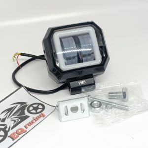 Lampu tembak LED KOTAK daymaker mini angel eyes 2 MODE FLASH LED CWL KOTAK