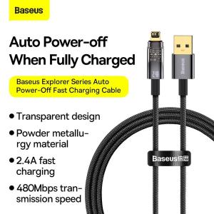 Kabel BASEUS C-Shaped Auto Disconnect Lightning Data Cable iPhone (1M)