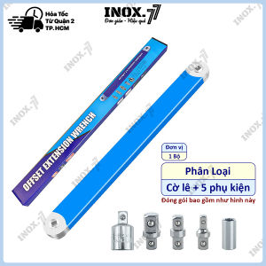 Bộ Cờ Lê Mở Rộng Đa Năng Kèm 5 Đầu Chuyển Nối – Dụng Cụ Sửa Chữa Ô Tô Xe Máy Tiện Lợi - 830