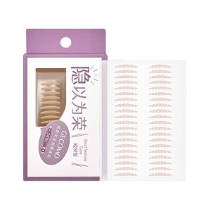 FGJHD 240Pcs Waterproof Double Eyelid Tape Mesh Type Self-adhesive Invisible Eye Stickers Natural Big Eye Self-adhesive Fiber Eye Makeup Tools