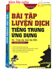 Sách - Phân tích đáp án các bài luyện dịch Tiếng Trung + Bài tập luyện dịch tiếng Trung ứng dụng sơ trung cấp + Tặng bút