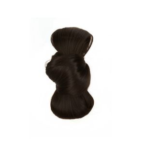 Synthetic Hair Flower Bun Head Wig Hair Extensions Claw Clip Butterfly Knot Chignon Fashion Natural Low Bun Hairpiece Women