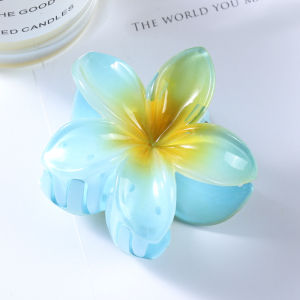 New Summer Acrylic Flower Hair Claw Shark Hairpin Barrettes Women Girls Hair Clip Ponytail Holder Beach Hair Accessories