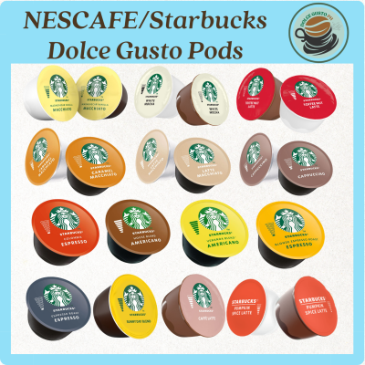 Nescafe & Starbucks Dolce Gusto Compatible Capsules Variety Flavors