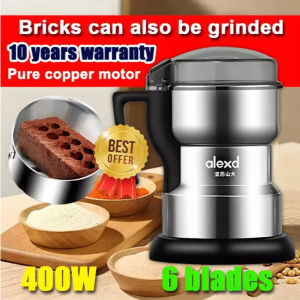 Alex[400W]stainless steel coffee grinder electric spice grinder machine Stainless steel blade Grind more finely  Grinding machine   Grinding Machine