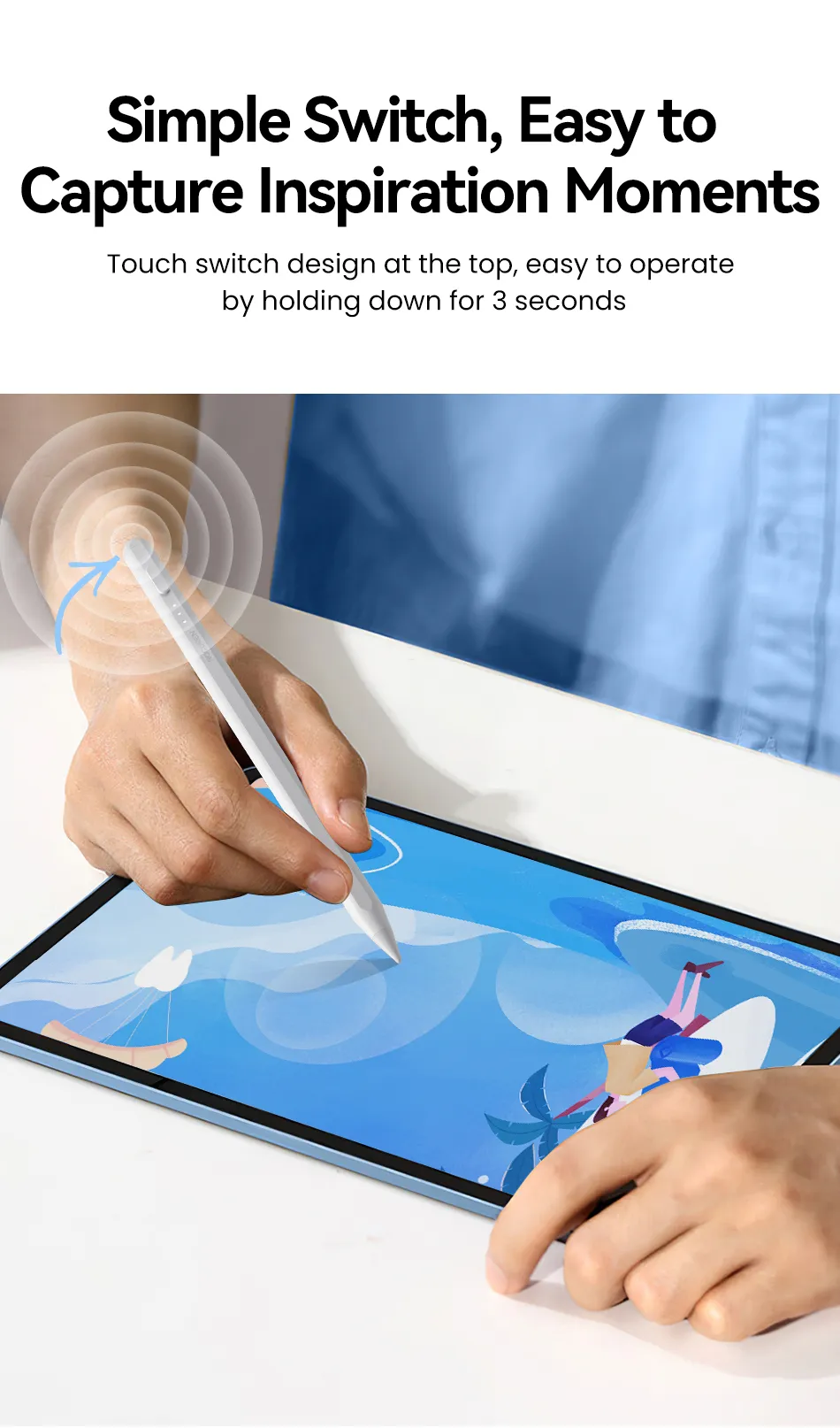 Stylet iPad Pro – Précision et Performance pour Artistes et Professionnels ✍️📱