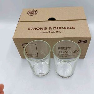 6ใบ Lucky Glass แก้วน้้ำ First Tumbler 8 ออนซ์ ตราลักกี้ LG-100108(01)