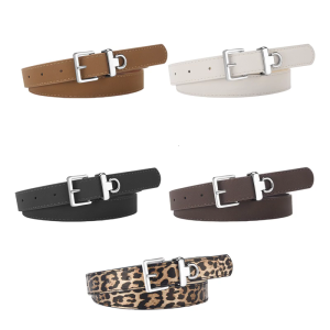 Elegant Womens Matte Waist Belt Pin Buckle Designs Waist Band for Jeans and Dress Various Outfit Simple Waist Decors