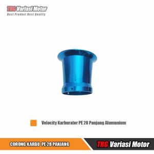 Corong Karbu Pe 28 Panjang Velocity Filter TRG Untuk Karburator Pe 28