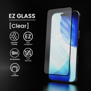 NANOTECH Easy Install Screen Protector for iPhone 18 Pro Max / 18 Pro / Air / 17 Pro Max / 17 Pro Tempered Glass