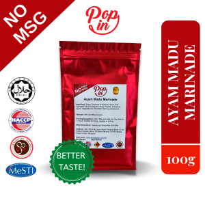 Pop-In Ayam Madu Marinade Real Premium Seasonings No MSG Halal (100g)