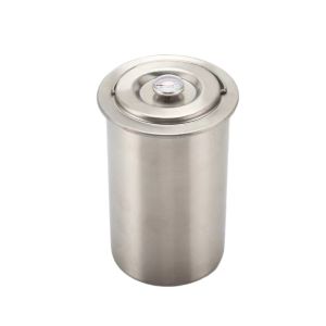 FOUNDTWO with Thermometer Ham Press Maker Stainless Steel Spring Pressure Meat Press Cooker Cooked Food Cooking Tool Professional Meat Boiling Barrel Pork