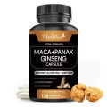 Mulittea Maca Root Extract Capsules 120pcs Korean Panax Ginseng Stress Relief Boost Stamina, Performance, Energy, Muscle Gain & Workout Kapsul Ekstrak Akar Maca Panax Ginseng Korea Pereda Stres Meningkatkan Stamina, Kinerja, Energi, Penguatan Otot&Latihan. 