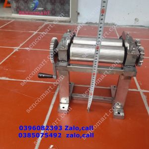 Máy cán khô mực quay tay loại lớn 17cm miễn ship tại hạ long