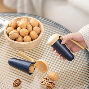 Multifunctional Hazelnut Clip Pliers Splashproof Walnut Sheller Household Nut Cracker Opener Peeling Tool with Cover