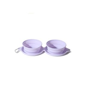 HOUCHU Creative Pet Folding Bowl Multi-use Silicone Cat Drinking Feeder Pet Supplies Large Capacity Dog Food Feeding Basin Outdoor