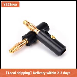 【Local shipping】 10pcs lot audio speaker screw banana gold plate plugs connectors 4mm