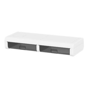 MINIFELE 262 Plastic Computer Monitor Stand with Drawer Desktop Computer Heightening Rack Desktop Storage Box