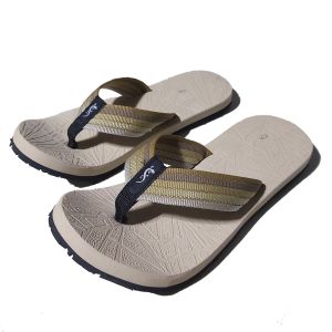 Outdoor slippers SANTH106 rainbow beige strap with beige slipsole (Available Sizes  5 6 7 8 9 10 11 12.)
