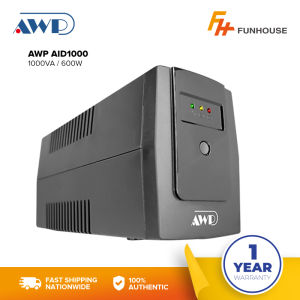 Funhouse | AWP AID1000 ECO Aide 600W-1000VA UPS with AVR Uninterruptible Power Supply (4 Sockets)