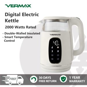 Vermax Electric Kettle LED 360 base Boil-Dry Protection Milk Warmer Heater for Baby Household Kettle