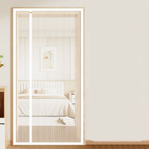 MMLUCK Self Stick Side Open ic Door Screen ic Automatic Closing Insect-proof Window Screen Household Mesh Mosquito Net Living Room