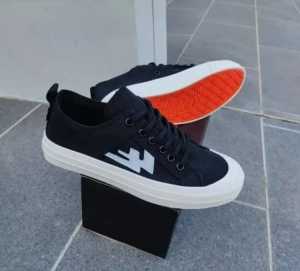 Sneakers Aeko/Sepatu Filadeo PrefixCasual Blackwhite Pria/Wanita  Lokal Made in Indonesia