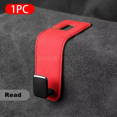 Car Seat Hooks Leather Metal Seat Back Hanger for Car Organizer - Universal Storage Hook Car Accessories