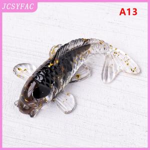 JCSYFAC  Crystal Stone Gravel Lucky Koi Fish Figurine Resin Mini Quartz Fancy Carp Statue Home Decor Desk Ornament Gift