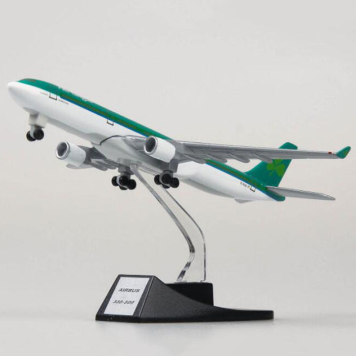 Diecast Metal Alloy Ireland Aer Lingus Airlines Airbus A330 Model Plane ...