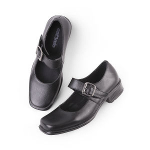 Catenzo-Sepatu Formal Wanita hitam-Sepatu Pentofel Kulit HT 1038