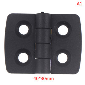 438178 ZXC 1pcs บานพับขนาดเล็กสีดำมินิพลาสติกประตูแบริ่งก้นตู้บานพับ ABS