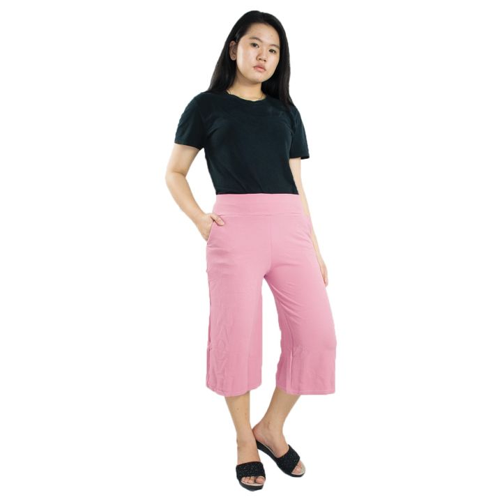 Shortpants Pendek Canthia Celana Kulot Midi Trendy Wanita All Size